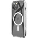 Husa Husa MagSafe pentru Apple iPhone 15 Plus, HOCO, Magnetic Airbag, Transparenta