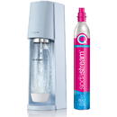 Aparate de preparare sifon SodaStream Soda Maker Terra lightblue QC with CO2 & 1L PET bottle (1012811315)