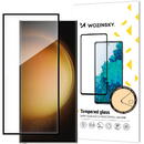 Folie de protectie Ecran WZK pentru Samsung Galaxy S24 Ultra S928, Sticla Securizata, Full Glue, Neagra
