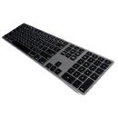 Tastatura matias FK418BTB-UK, Fără fir, Bluetooth, Gri