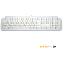 Tastatura matias FK302-UK, USB, Cu fir, Layout UK, Alb