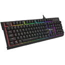 Tastatura Genesis Thor 210 RGB, Cu fir, USB, Layout US, Negru