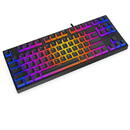 Tastatura KRUX Atax PRO RGB Pudding Outemu, Cu fir, USB, Layout US, Negru