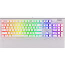 Tastatura ENDORFY Omnis Pudding Onyx, RGB, Cu fir, USB, Layout US, Alb