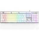 Tastatura KRUX Frost, Cu fir, USB, Layout US, Multicolor