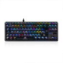 Tastatura Modecom Volcano Lanparty 2, RGB, Cu fir, USB, Layout EN,  Albastru