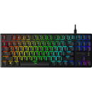 Tastatura HyperX Alloy Origins Core Aqua, Cu fir, USB, RGB, Layout US, Negru
