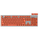 Tastatura Genesis Lead 300, Double Shot Keycaps, Cu fir, USB, Layout US, Portocaliu