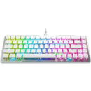 Tastatura Roccat Vulcan II Mini Aimo, RGB, Cu fir, USB, Layout US, Alb