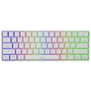 Tastatura Genesis Thor 660, RGB, Fără  fir, Wireless, Bluetooth, Layout US, Alb