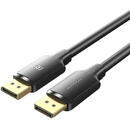 Cablu video Vention, DisplayPort(T) la DisplayPort(T), 1m, rezolutie maxima 4K la 60Hz, conectori auriti, cupru/argint, invelis PVC, negru, "HAKBF" (timbru verde 0.18lei) -  6922794775763