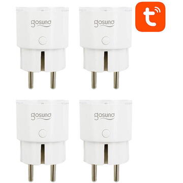 Smart plug WiFi Gosund SP111 3680W 16A, Tuya 4-pack