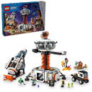 Set Lego City - Baza spatiala si platforma de lansare a rachetei, 1422 piese