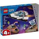 Set LEGO - City, Nava spatiala si descoperirea unui asteroid, 126 piese