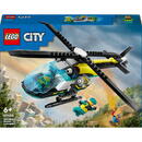 Set LEGO - City, Elicopter de salvare de urgenta, 226 piese
