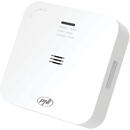 Senzor de monoxid de carbon (CO) wireless PNI SafeHouse HS281, control din aplicatia Tuya Smart, alimentare baterii AA, alarma sonora si vizuala, alarma silentioasa