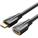 HDMI 2.1 Extension Cable Vention AHBBG, 1,5m, 8K 60Hz/ 4K 120Hz (Black)