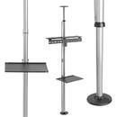 TECHLY Floor-to-Ceiling Stand LCD/LED 37-70 inch 30kg, 2700mm