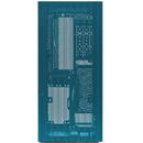 Carcasa Ssupd Meshroom S Mini ITX Case, PCIe 4.0 - blue