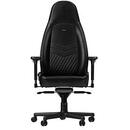 Scaun Gaming noblechairs ICON Real Leather Gaming Chair - Black/Black