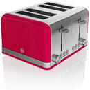 Prajitor de paine Swan ST19020RN toaster 4 slice(s) 1600 W Red