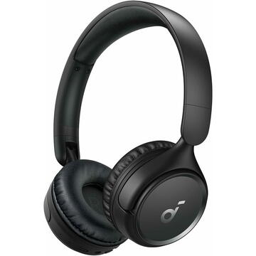 Casti Wireless On-Ear Anker Soundcore H30i Design Pliabil Pure Bass Bluetooth 5.3 Alb
