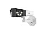 Camera de supraveghere Camera supraveghere IP exterior Reolink Duo 2 PoE, 8MP, unghi vizual 180 grade, slot card, lumina alba/IR 30 m, detectie oameni/vehicule, microfon, difuzor