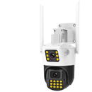 Camera de supraveghere Camera de supraveghere duala wireless IP WiFi Speed Dome Full Color PTZ Vstarcam CS663DR, 2MP, lumina alba/IR 30 m, slot card, microfon, detectie miscare