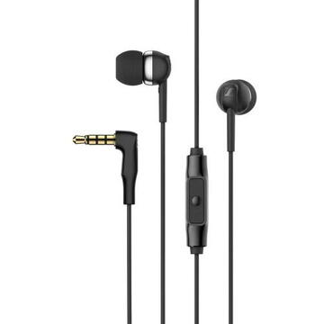Casti Sennheiser CX80S Wired In-Ear Heaphones with Microphone Black EU
