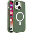 Husa Lemontti Husa Color Matte MagSafe iPhone 15 Plus Verde