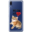 Husa Husa Samsung Galaxy M10 Lemontti Silicon Art Meow With Love