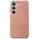 Husa Burga Husa Dual Layer Pink Croco Samsung Galaxy S23