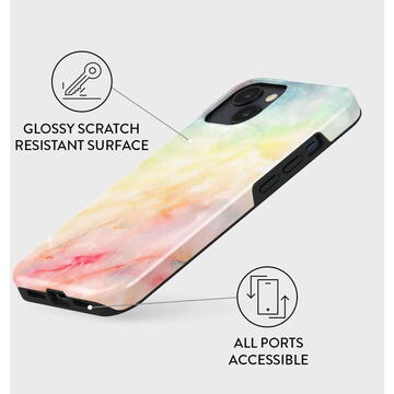 Husa Burga Husa Dual Layer New Flame Rainbow iPhone 15 Plus