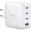 Incarcator de retea Fast charger GaN 3xUSB C / USB 100W PPS Ugreen CD226 - white