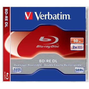BD-RE Dual Layer Verbatim 1 bucati, 2x, 50GB