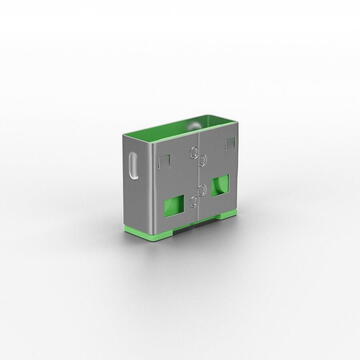 LINDY Adaptor USB Locks LY-40461, 10 bucati, USB, verde