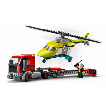 LEGO 60343 City - Transportul elicopterului de salvare, 215 piese