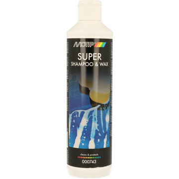 Sampon cu ceara pentru curatare si protectie caroserie auto MOTIP Shampoo&Wax, 500ml