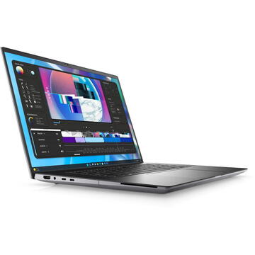 Notebook Dell Precision 5680 16" OLED Intel Core i9 13900H 32GB 1TB SSD nVidia RTX 3500 12GB Windows 11 Pro Titan Gray