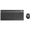 Tastatura Hama KWM-600 Plus Bluetooth + Mouse Wireless, Layout US, Negru