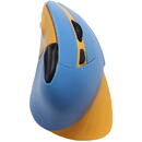 Mouse Wireless Vertical Mouse Dareu LM138G 2.4G 800-1600 DPI Albastru/Orange