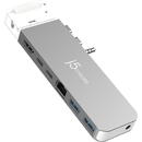 J5CREATE 4K60 Elite Pro USB4 Hub With / MagSafe Kit Grey