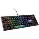 Tastatura Ducky One 3 Classic Black/White TKL Gaming Keyboard, RGB LED - MX-Speed-Silver (US)
