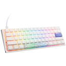 Tastatura Ducky One 3 Classic Pure White Mini Gaming Keyboard, RGB LED - MX-Silent-Red (US)