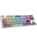 Tastatura DUCKY One 3 Mist Grey TKL Gaming RGB LED - MX-Red (US)
