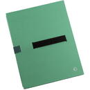 Djois Dosar extensibil din carton rigid, cu 3 pliuri, banda velcro, capacitate 1100 file, JALEMA - verde