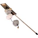 Jucarii animale DINGO Fishing rod with pompoms - cat toy