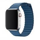 Curea Apple Watch 38mm / 40mm Devia Elegant Leather Loop Cape Cod Blue