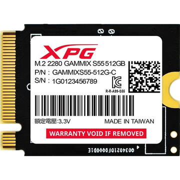 SSD Adata GAMMIX S55 512GB M.2 PCI Express x4