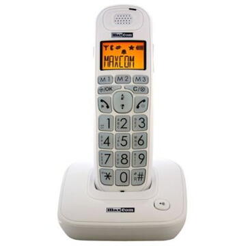 Telefon digital fara fir Maxcom MC6800 Dect White